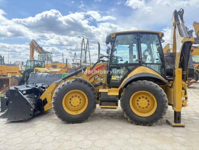 Caterpillar 444F backhoe loader