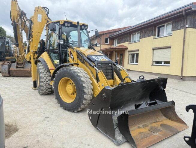 Caterpillar 444F backhoe loader