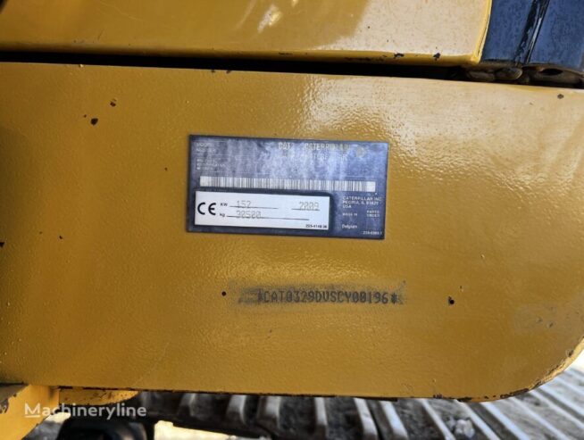 Caterpillar CAT 329DLN tracked excavator
